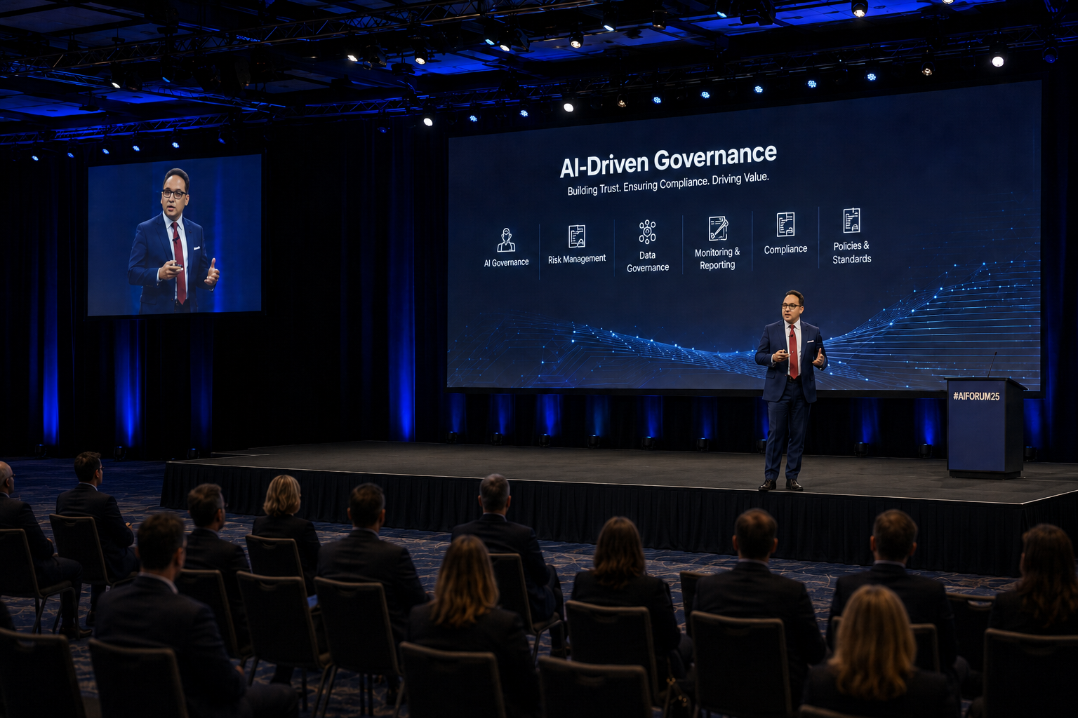 Dr. Beza keynote at AI Forum
